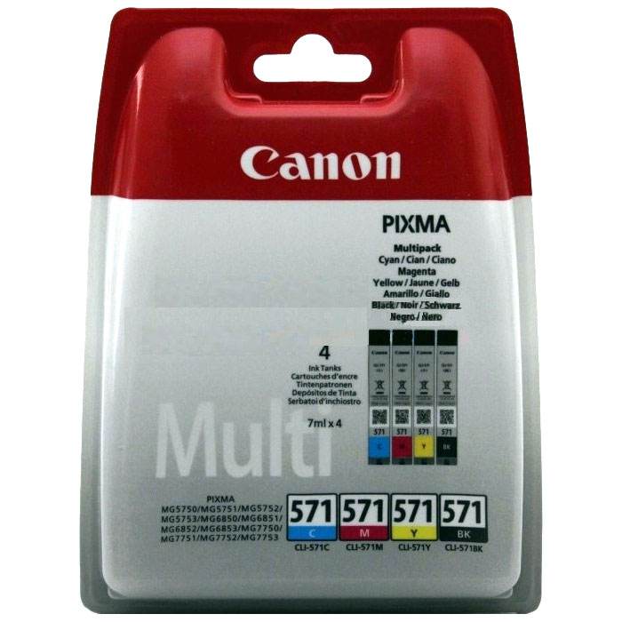 Canon CLI-571 C/M/Y/BK Multipack | Zubehör | Drucker & Scanner ...