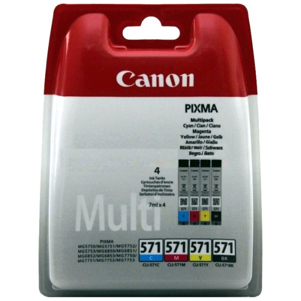 Canon CLI-571 C/M/Y/BK Drucker Multipack | Zubehör EDV, | Multimedia sympathisch & | ...einfach Austcom | Scanner